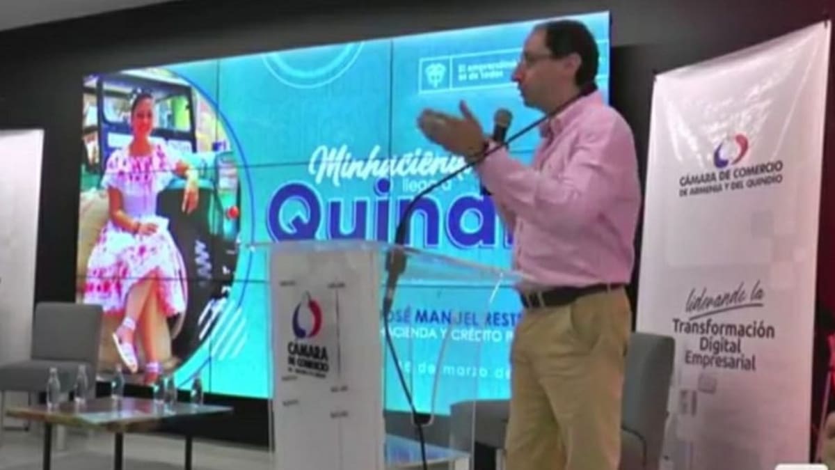 Ministro de Hacienda, José Manuel Restrepo