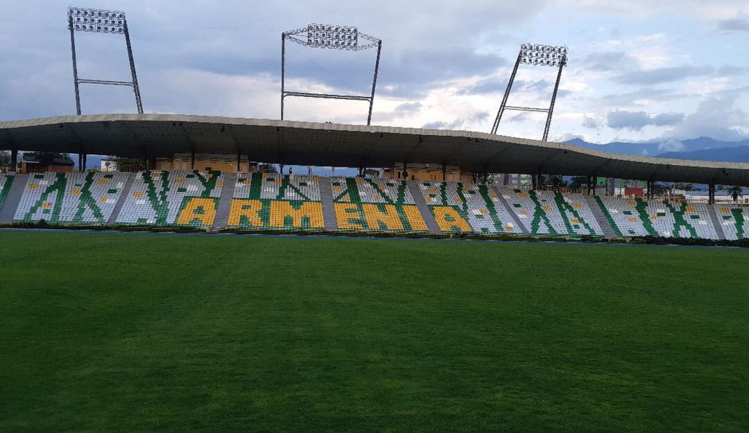 Panorámica del estadio Centenario de Armenia