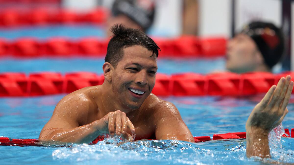 Nelson Crispín gana la medalla de plata en los 200 metros combinados SM6