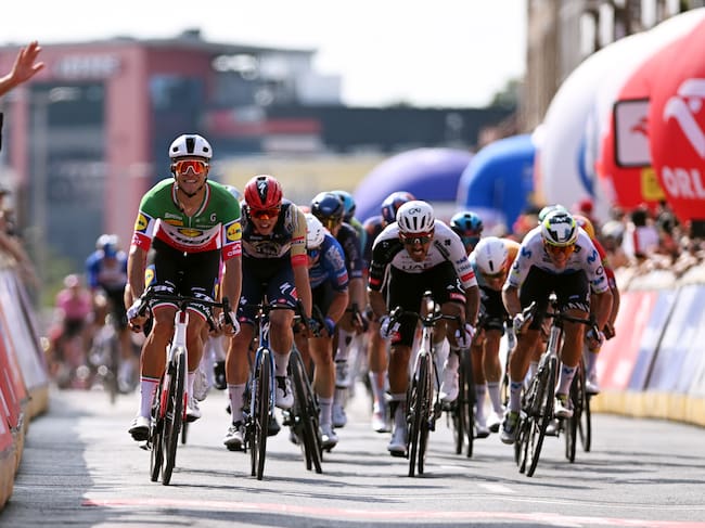 Juan Sebastián Molano durante el embalaje de la primera etapa del Tour de Polonia. (Photo by Luc Claessen/Getty Images)