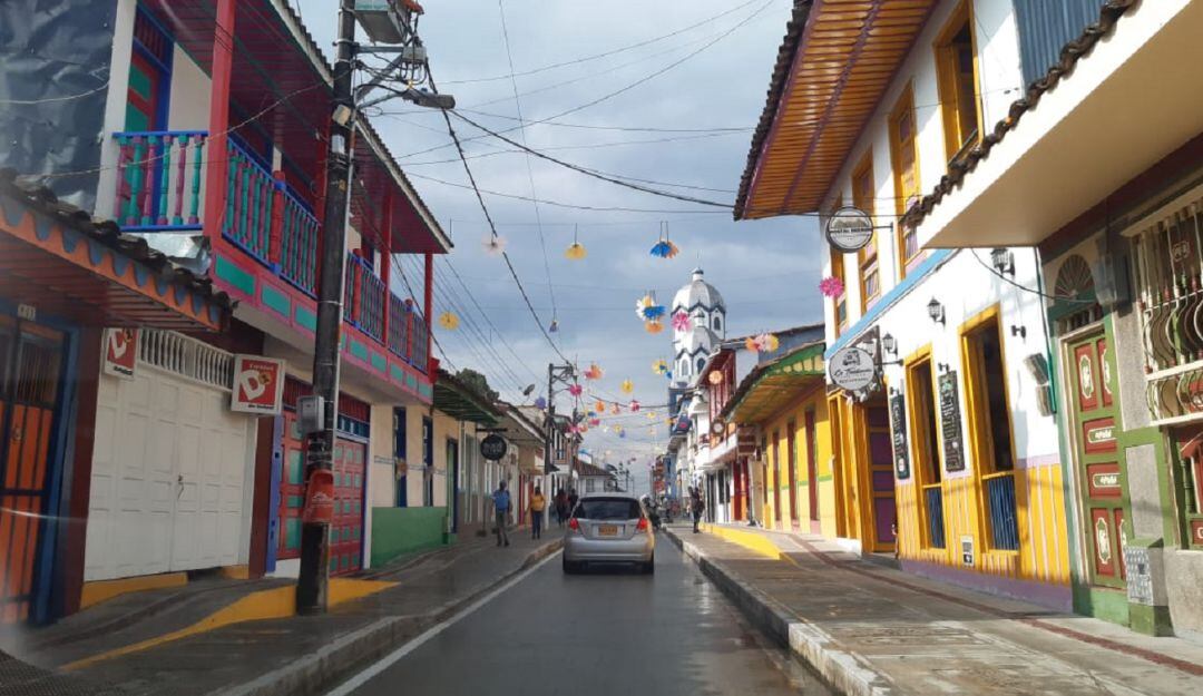 Los hermosos balcones del municipio de Filandia, Quindío