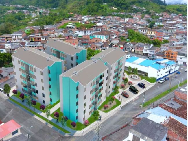 Proyecto "Mil Viviendas" que terminaron siendo 980. - Fotografía suministrada