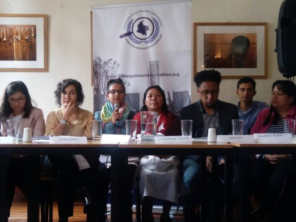 Colombia se ‘raja’ en derechos humanos: organizaciones sociales