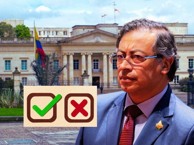 Gustavo Petro - Casa de Nariño - Aprobación y desaprobación - Cortesía y Getty Images
