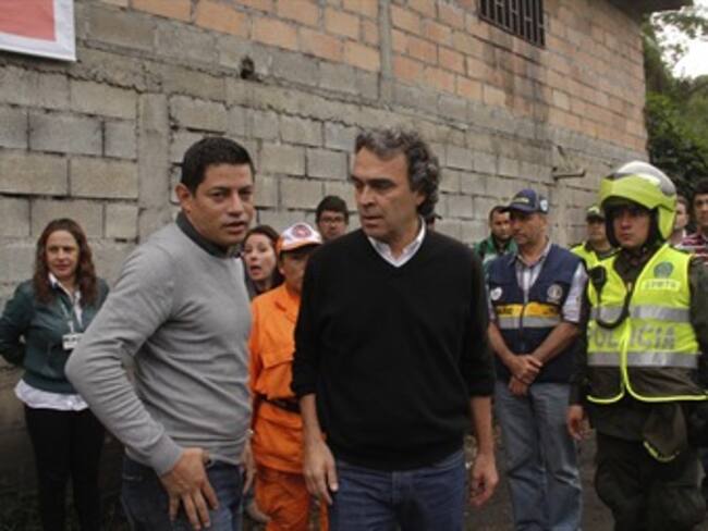 Fotos: Gobernador de Antioquia visita mina donde ocurrió tragedia en Amagá