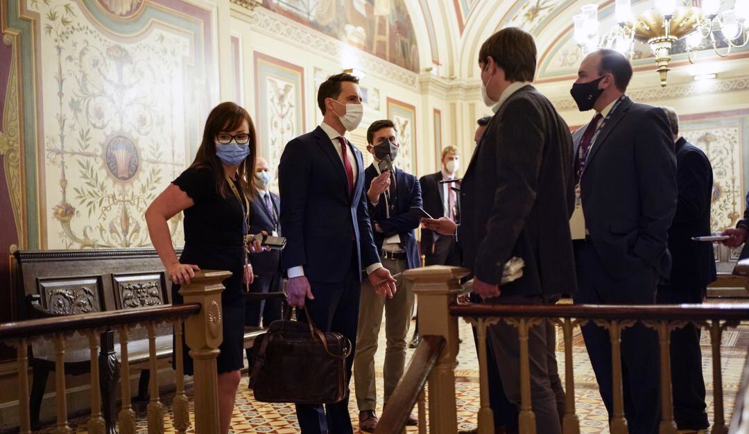 Segundo día del juicio político contra el expresidente Donald Trump