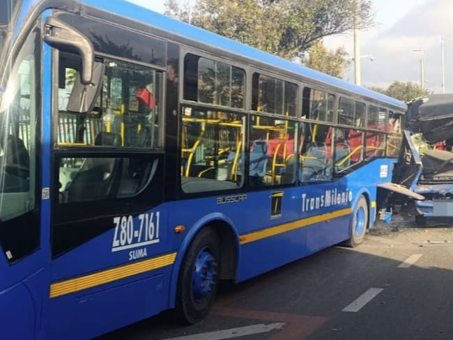 Accidente entre dos buses del Sitp dejó 23 personas afectadas en el Sur de Bogotá