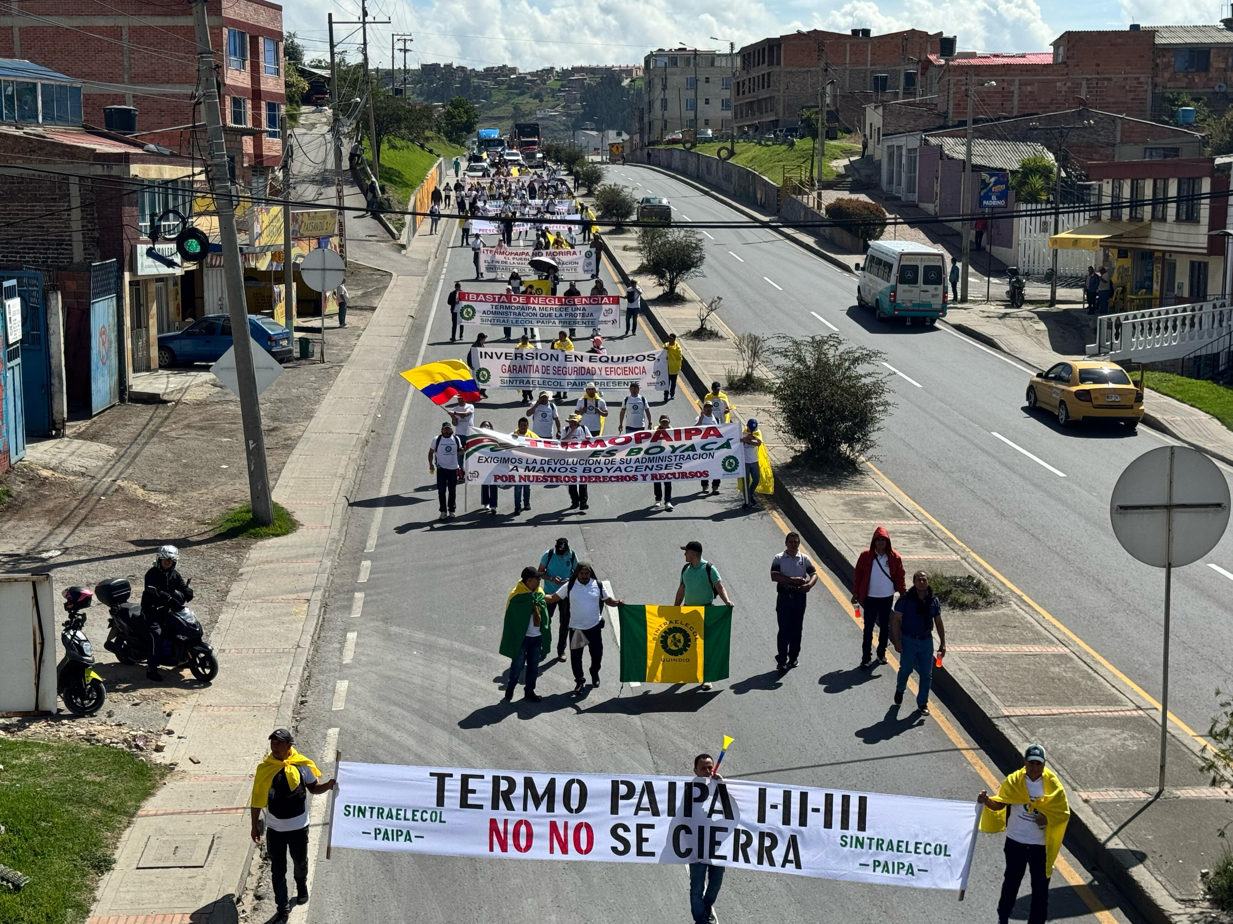 Sindicato Citraelecol exige que la administración de las termoeléctricas de Paipa regrese a Boyacá.