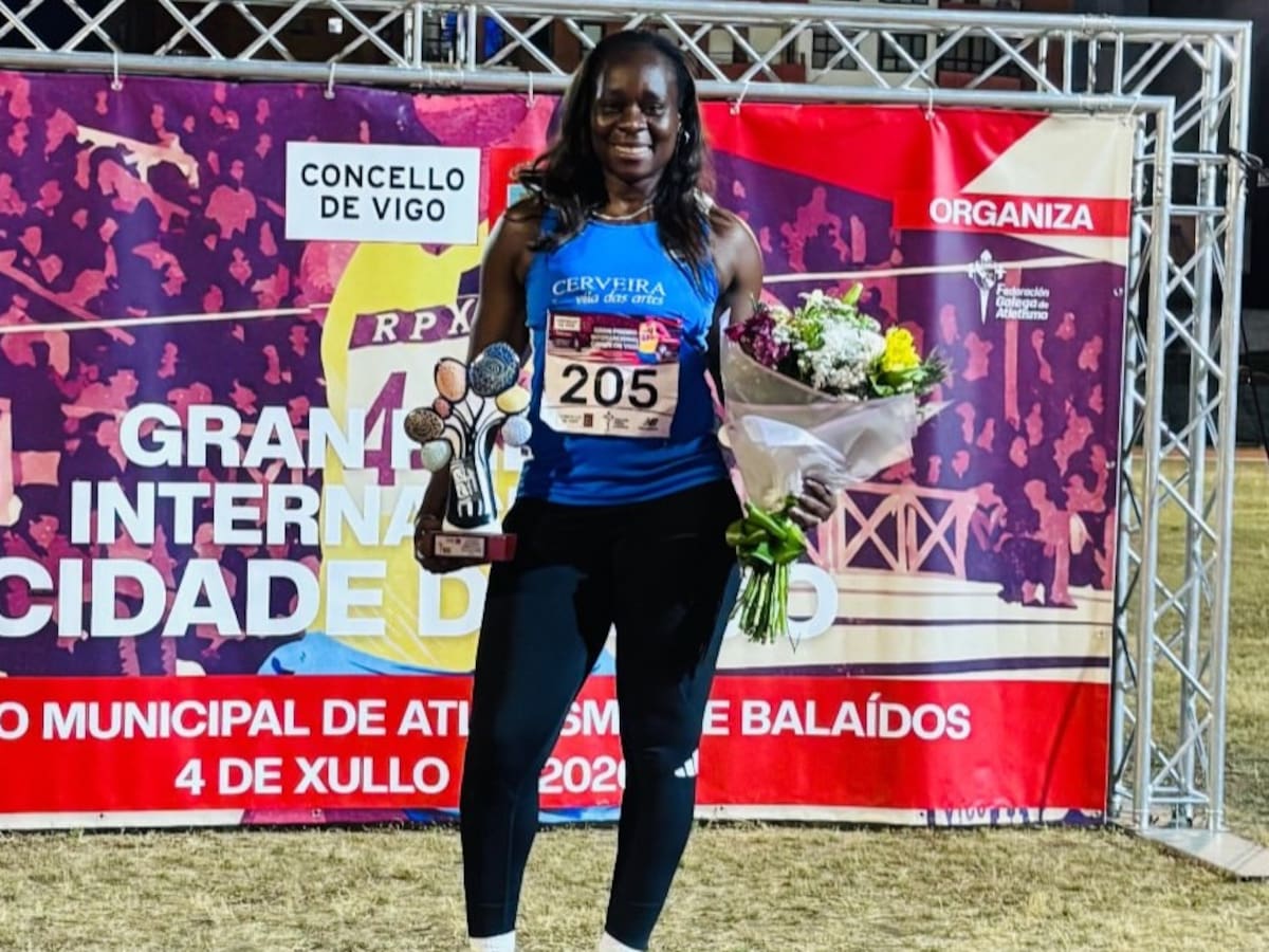 Vallecaucana Flor Denis Ruiz ganó el oro en el Gran Premio de Atletismo de Vigo