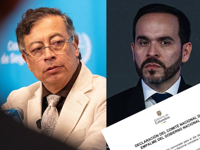 Gustavo Petro y Abelardo de la Espriella. Foto: (Photo by Lev Radin/Pacific Press/LightRocket via Getty Images) / (Photo by Lucas Aguayo Araos/Anadolu via Getty Images)