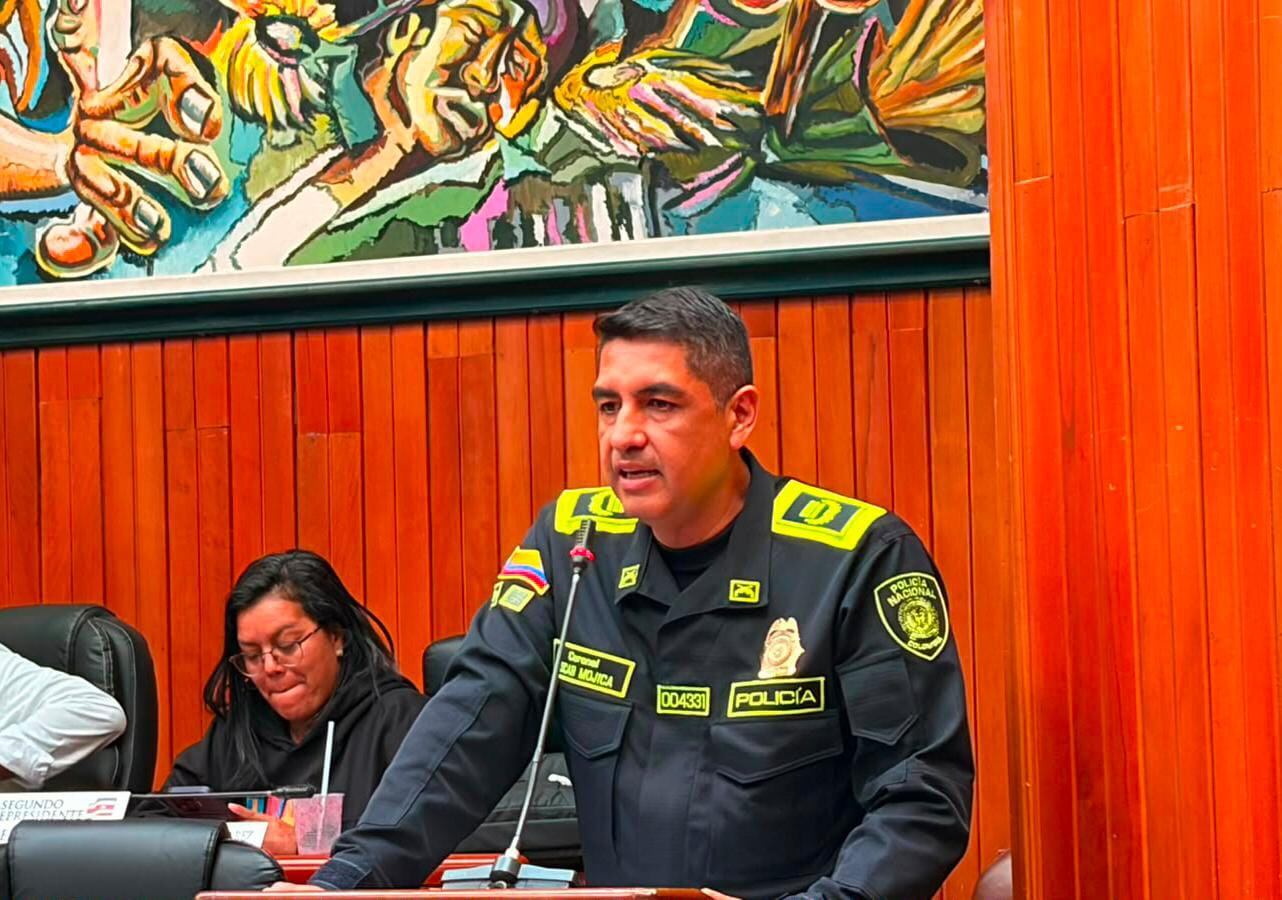 El coronel Óscar Leonardo Mojica Almánzar asumió el mando del Departamento de Policía de Boyacá / Foto: Caracol Radio
