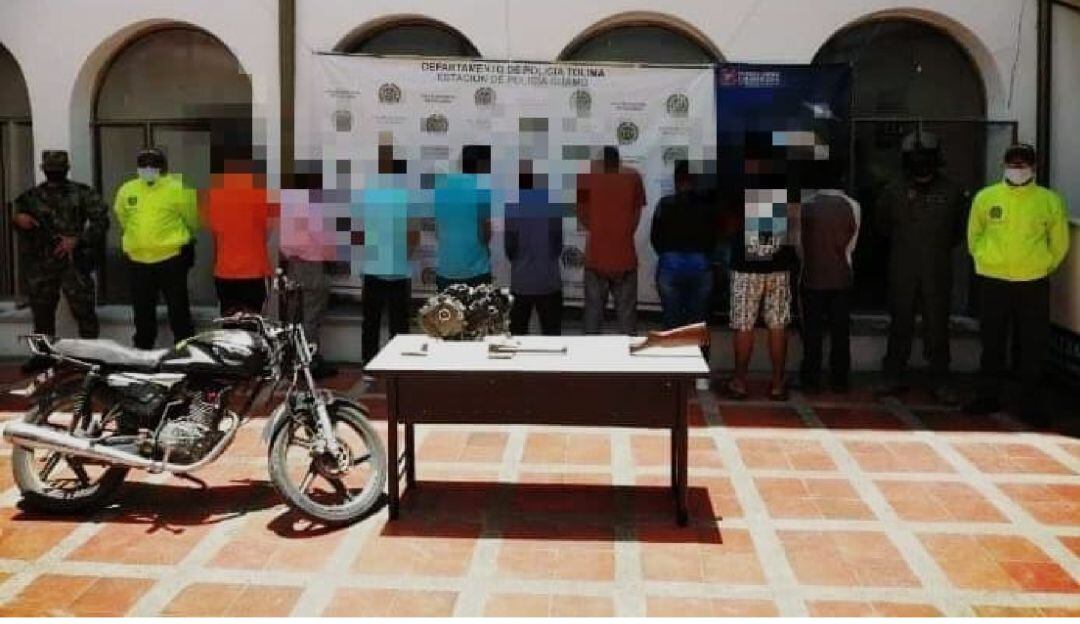 Operativo contra el microtráfico en Ortega, Tolima