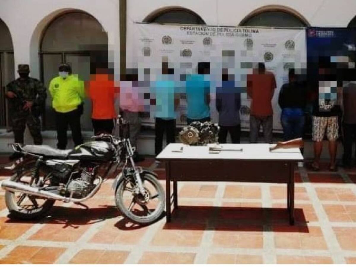 Golpe al microtráfico en Ortega, Tolima