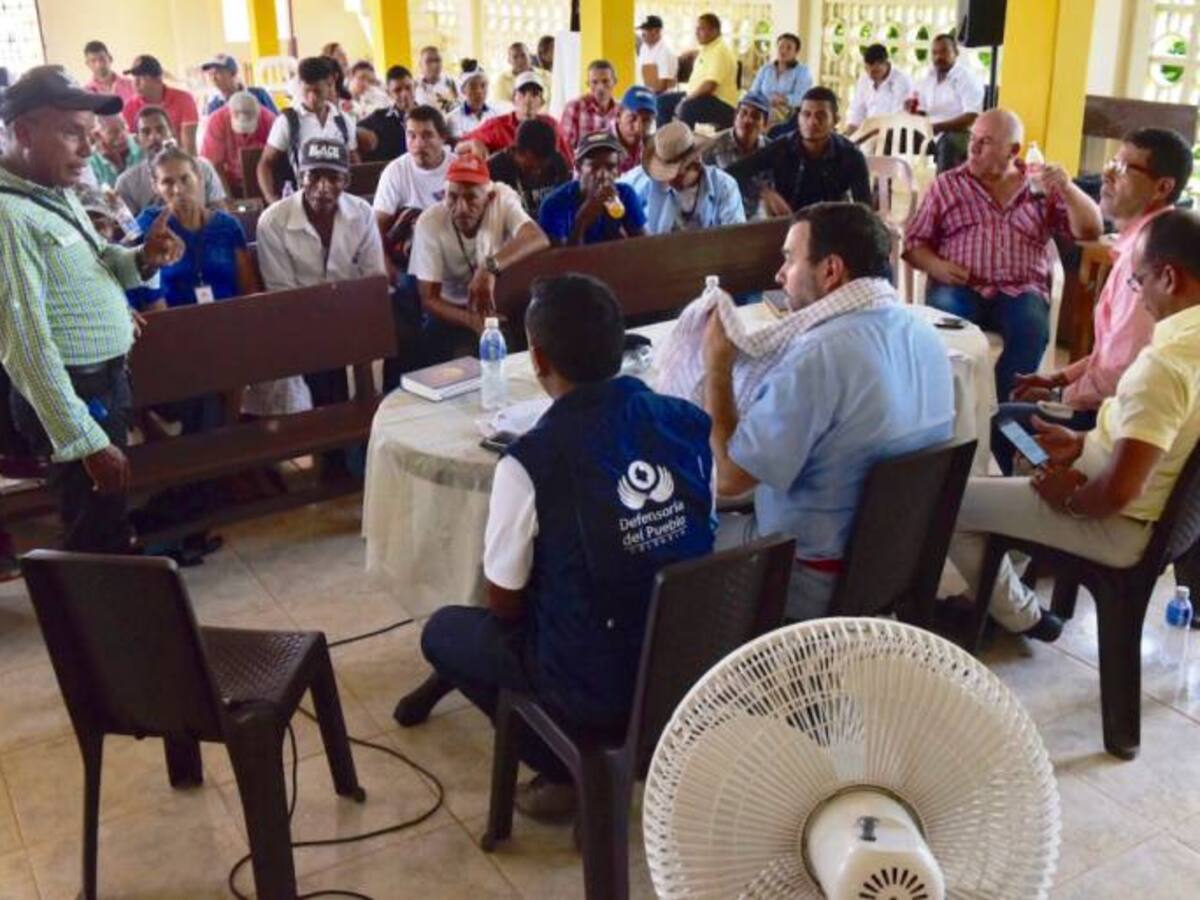 Defensoría del Pueblo evidenció grave situación en el sur de Bolívar