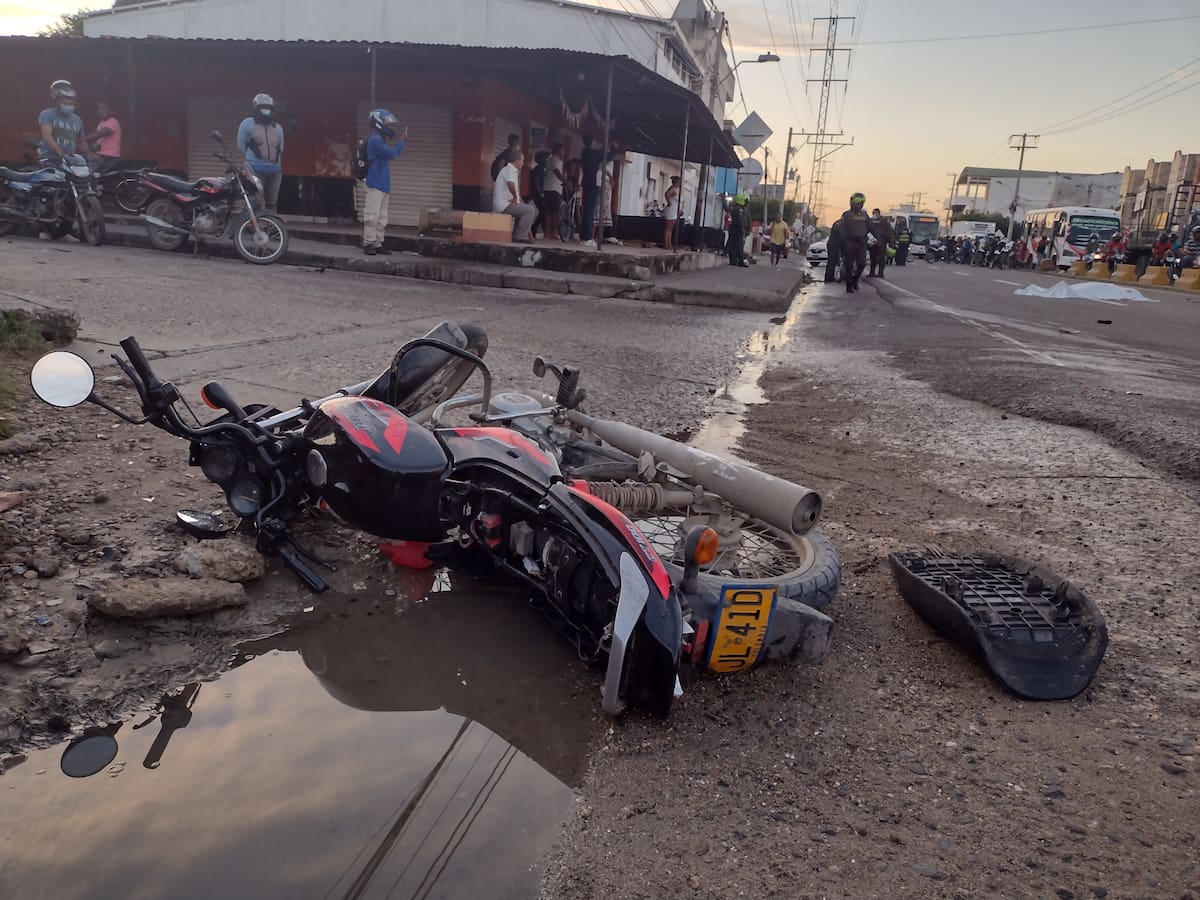 Muertes en siniestros viales aumentaron un 31% en Cartagena: motociclistas principales protagonistas