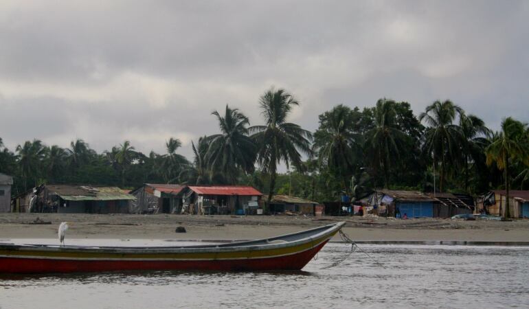 Esta es la vista a la llegada a Juanchaco.