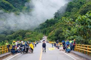 La vía Toledo-Matanza estuvo bloqueada durante dos días. Cortesía.