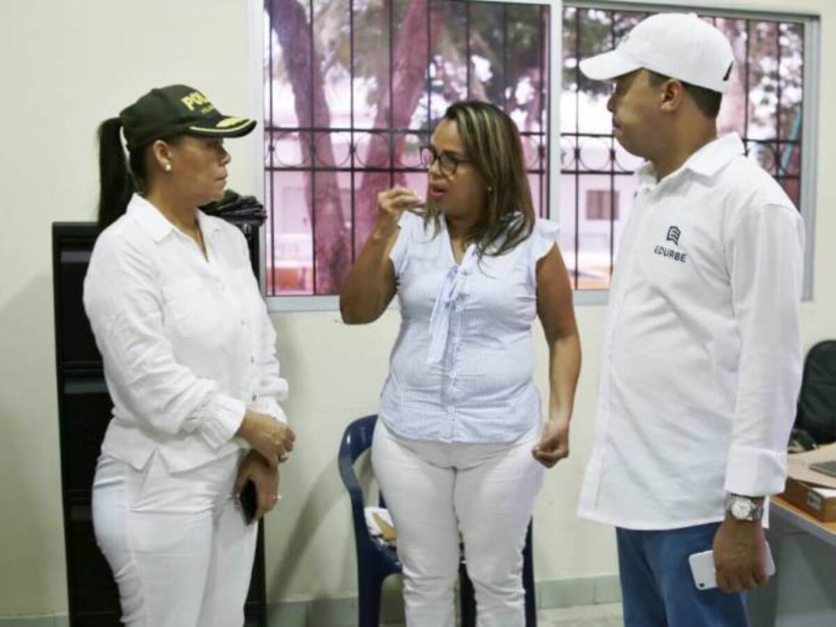 Realizan obras de mantenimiento a la Inspección de Policía 13 de Cartagena