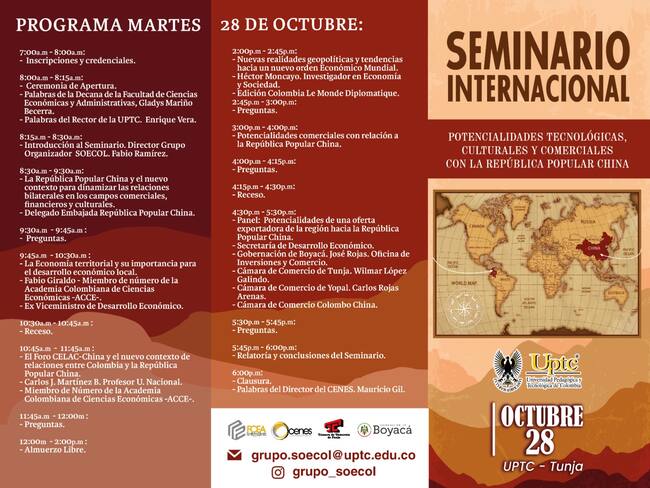 Tunja mira a China: la UPTC impulsa nuevos lazos académicos y comerciales