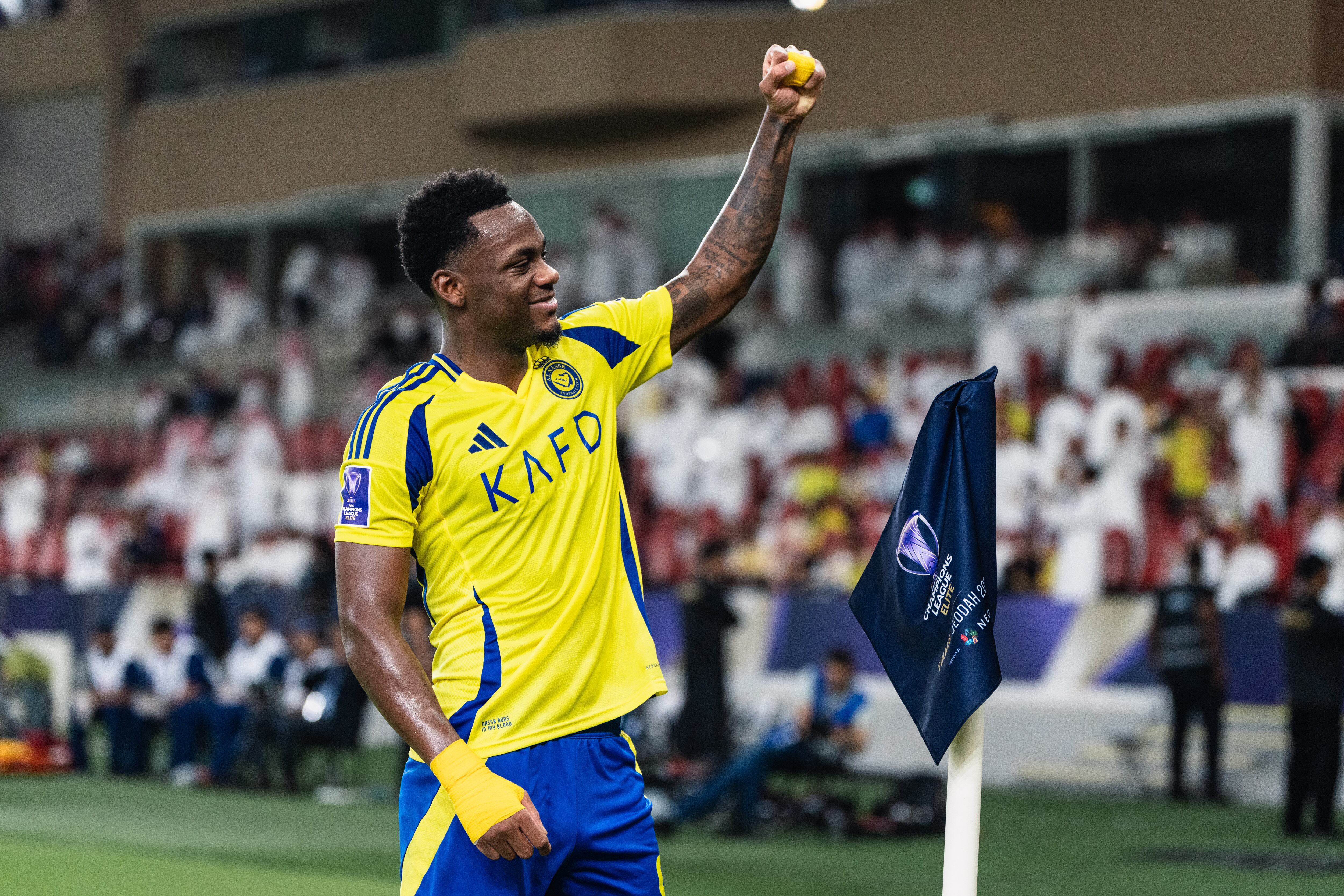 Jhon Jader Durán, delantero del Al-Nassr en la AFC Champions League. (Photo by Clicks Images/Getty Images)