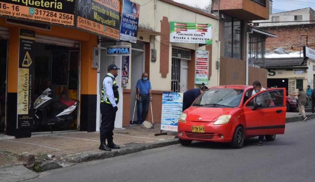Operativos en la carrera sexta de Ibagué
