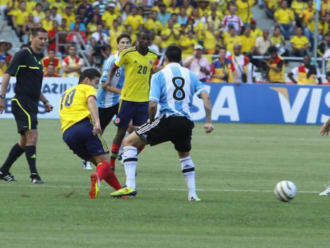 Colombia acumula seis años y medio sin marcarle gol a Argentina