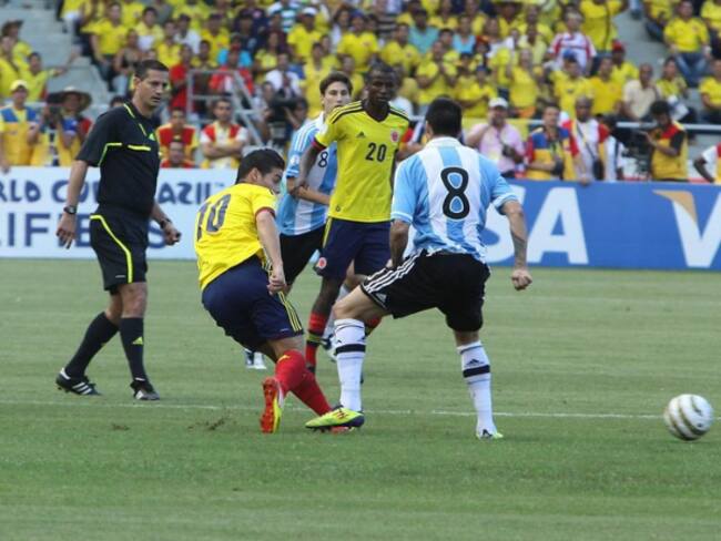 Colombia acumula seis años y medio sin marcarle gol a Argentina