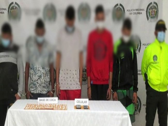 Captura de cinco hombres, presuntos integrantes de la estructura delincuencial Los Tupamaros.