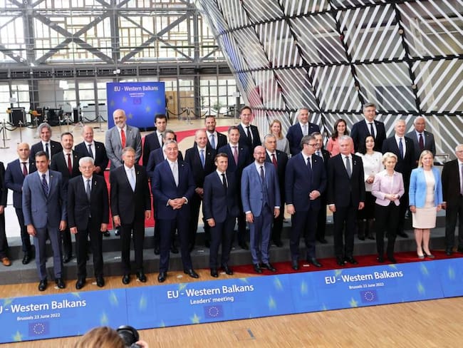Los líderes de la Unión Europea.            Foto: Getty 
