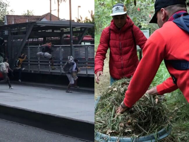 Colados en Transmilenio han pagado sus comparendos con trabajo social. Foto: Secretaría de Seguridad.