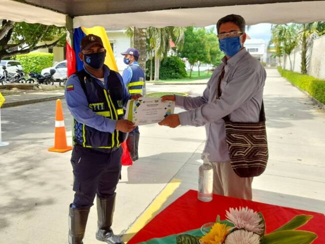 Capacitan a jóvenes para labores en la Secretaría de Tránsito de Turbaco