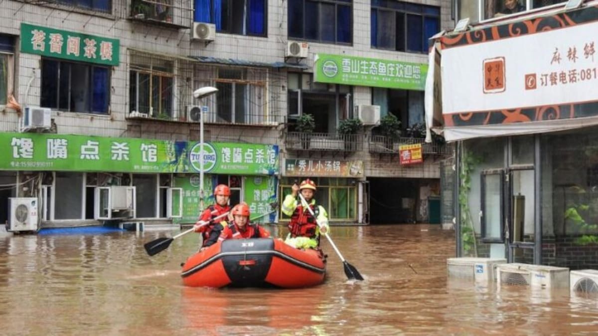 Más de 120.000 evacuados por fuertes lluvias en el centro de China