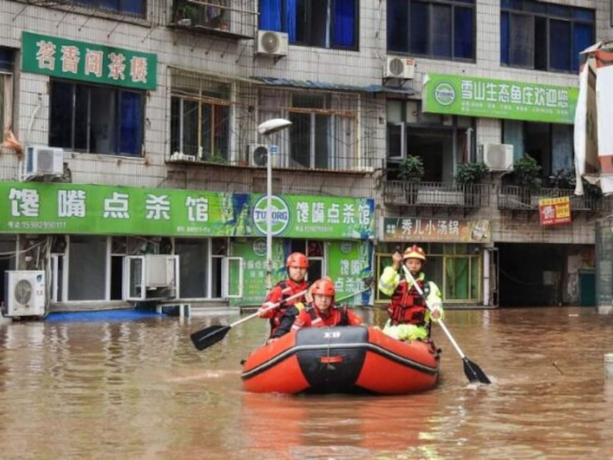 Más de 120.000 evacuados por fuertes lluvias en el centro de China