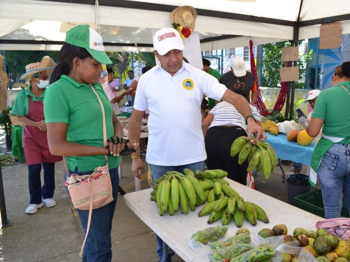 Mercado campesino de Zaragocilla reportó ventas por más de $14 millones en Cartagena