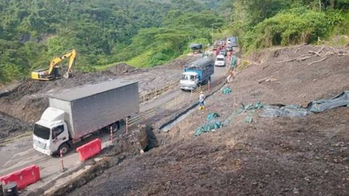 Se restablece el tránsito 24 horas en el sector Marrano Loco de la Transversal del Sisga