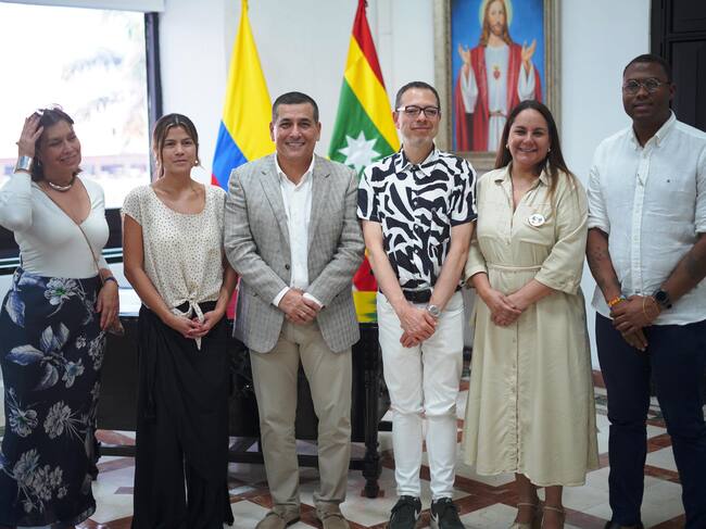 Encuentro entre Ministro de Cultura Juan David Correa y alcalde de Cartagena Dumek Turbay