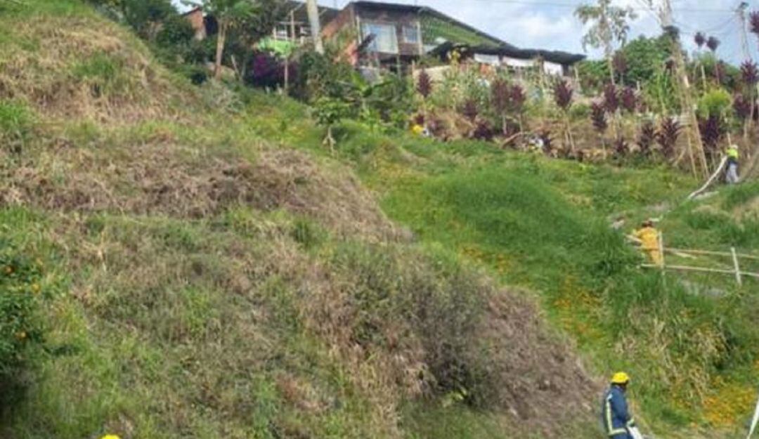 Incendio en Manizales