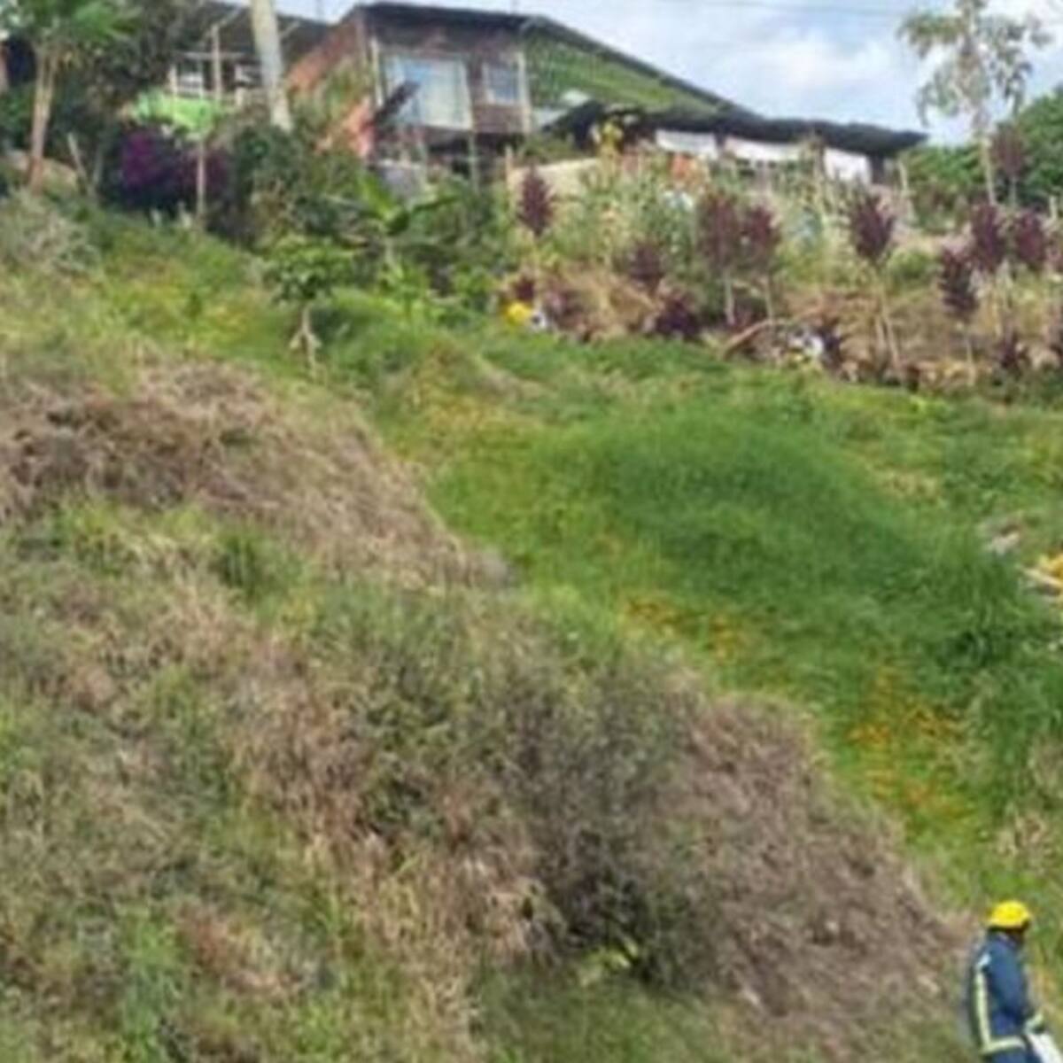 Fuego en un taller de motos en Manizales