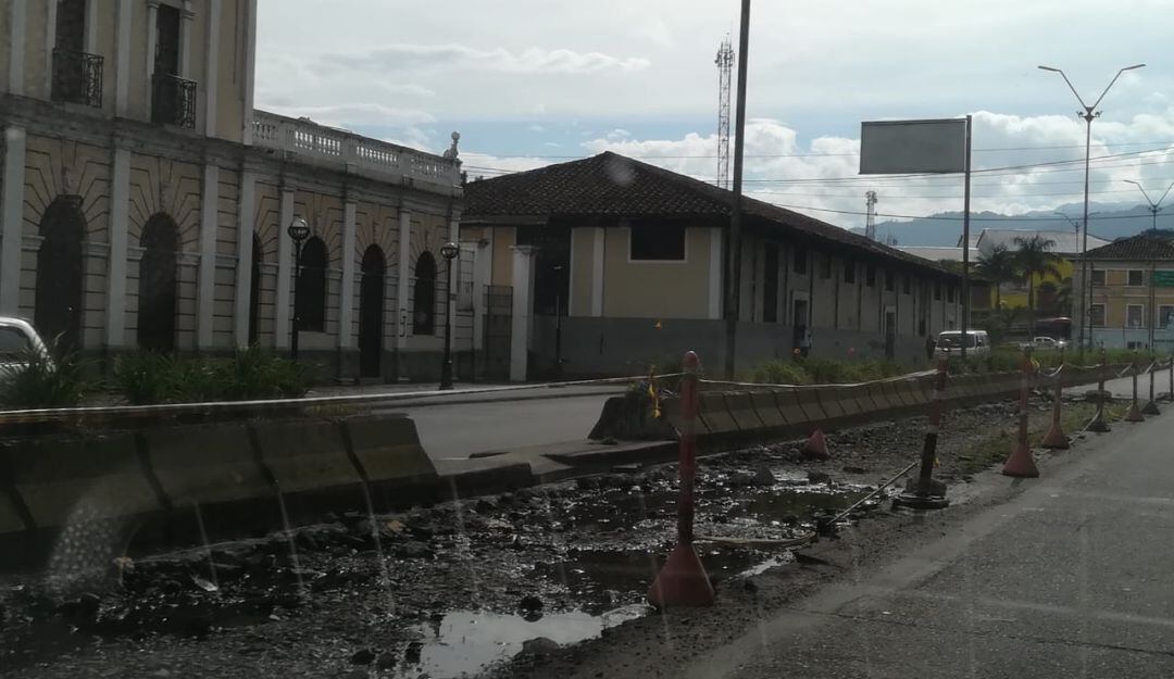 La vía de la antigua estación del Ferrocarril de Armenia una de las afectadas por la corrupción en la valorización