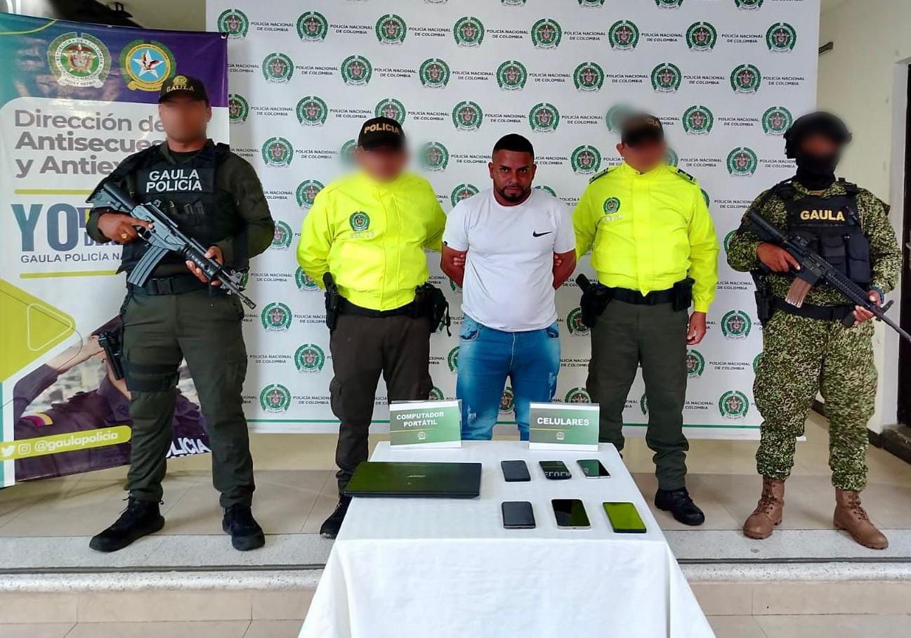 Capturan a alias 35 presunto cabecilla del Clan del Golfo señalado de coordinar ataques a la fuerza pública