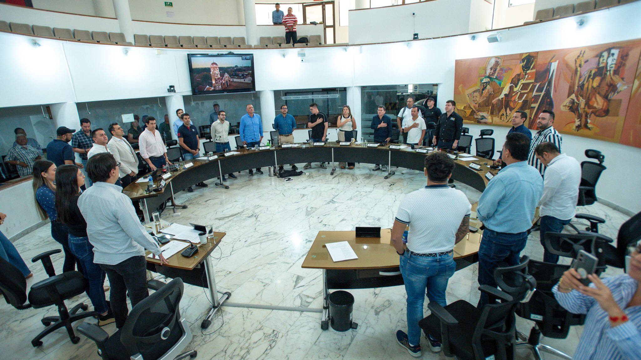 Fue instalado el último periodo de sesiones ordinarias del 2025 en la Asamblea y el Concejo. Foto: Concejo de Bucaramanga.