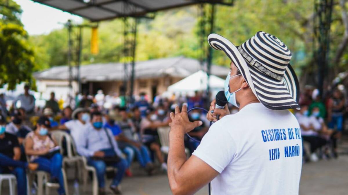 Nariñenses que manifestaban en Mojarras regresan a sus territorios