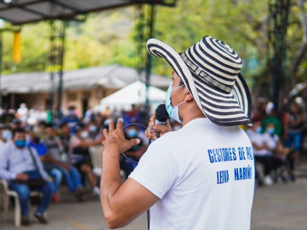 Nariñenses que manifestaban en Mojarras regresan a sus territorios