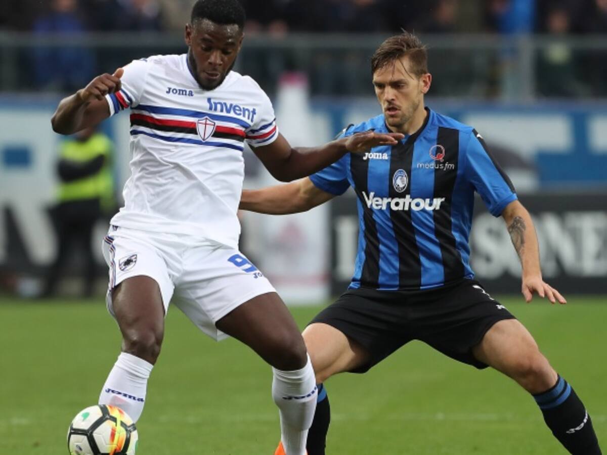 Duván Zapata anota para la victoria de la Sampdoria