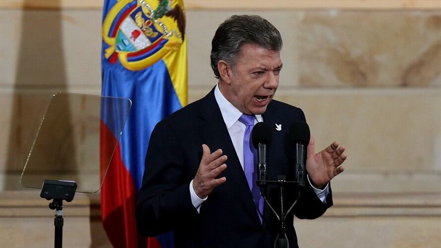 Juan Manuel Santos, presidente de la República. Foto: Colprensa