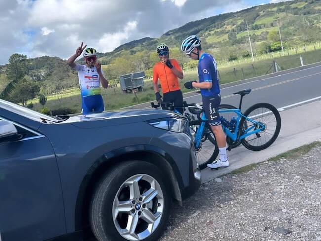 Nairo Quintana ya pedalea en Santander