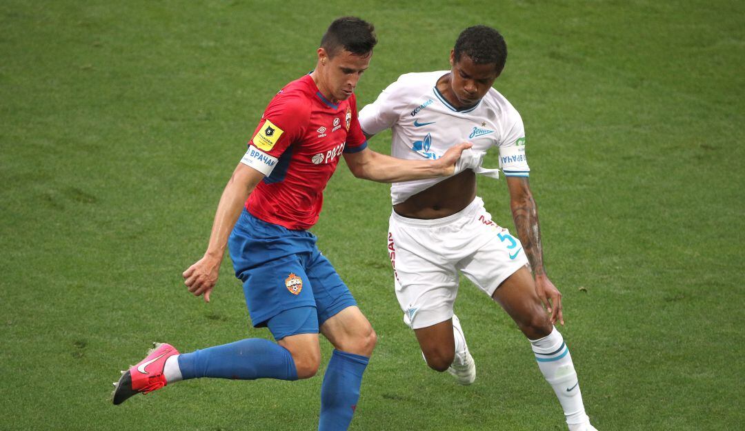 Barrios durante el más reciente partido ante el CSKA Moscú.