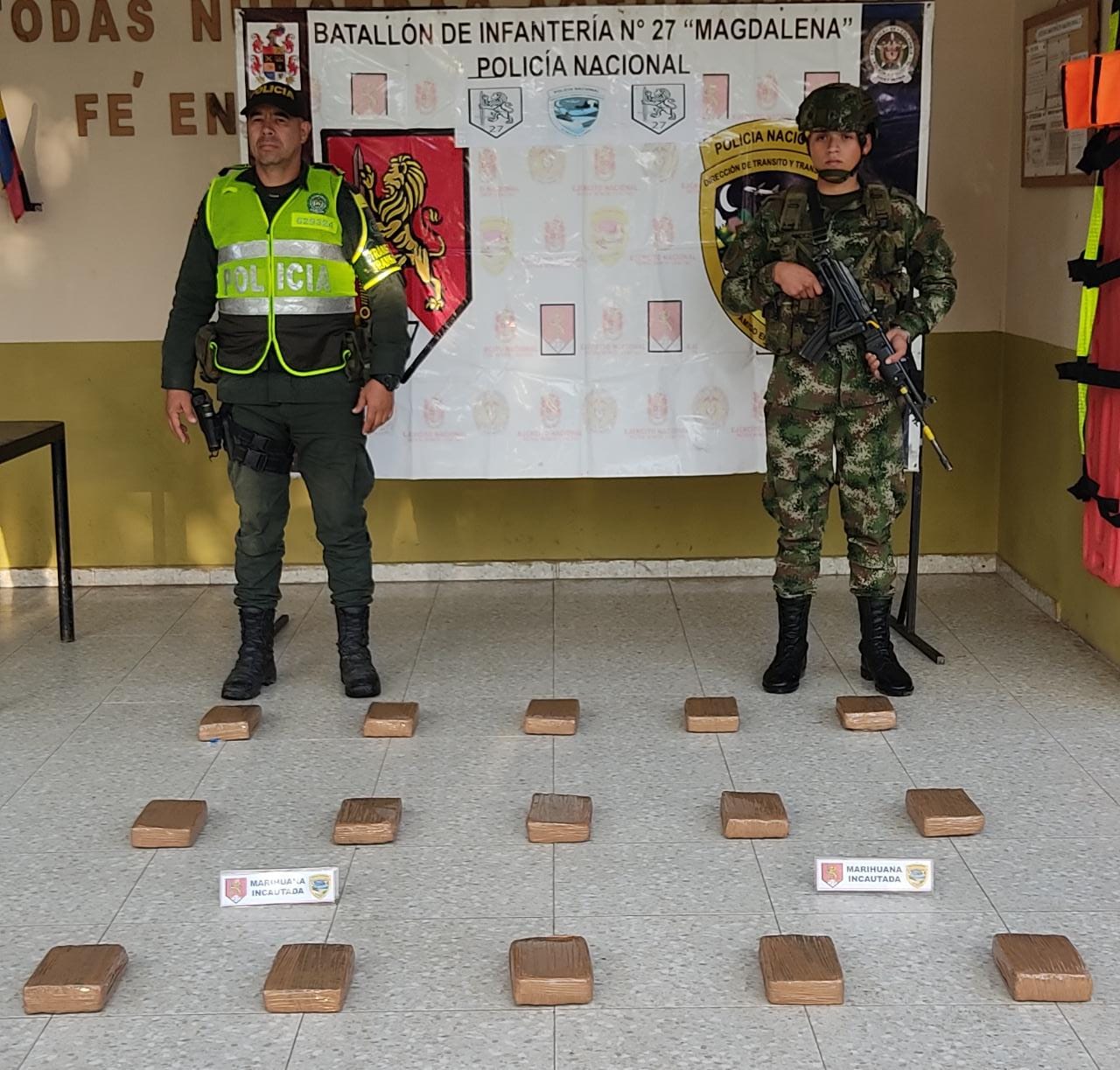 Las acciones ratifican el compromiso de soldados y policías, de laborar día a día por el progreso regional.