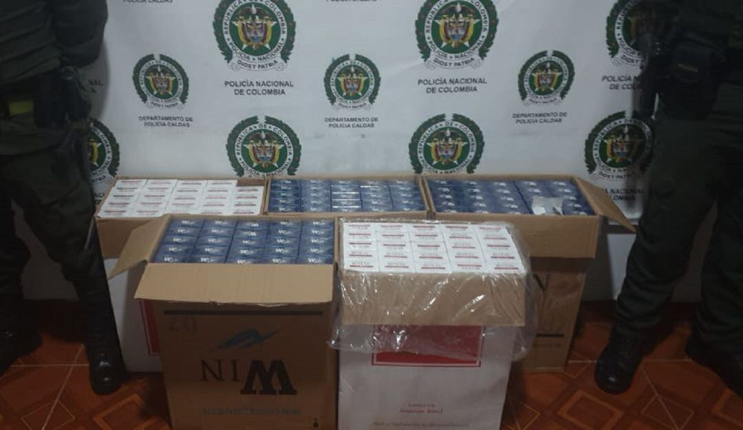 Incautación de cigarrillos