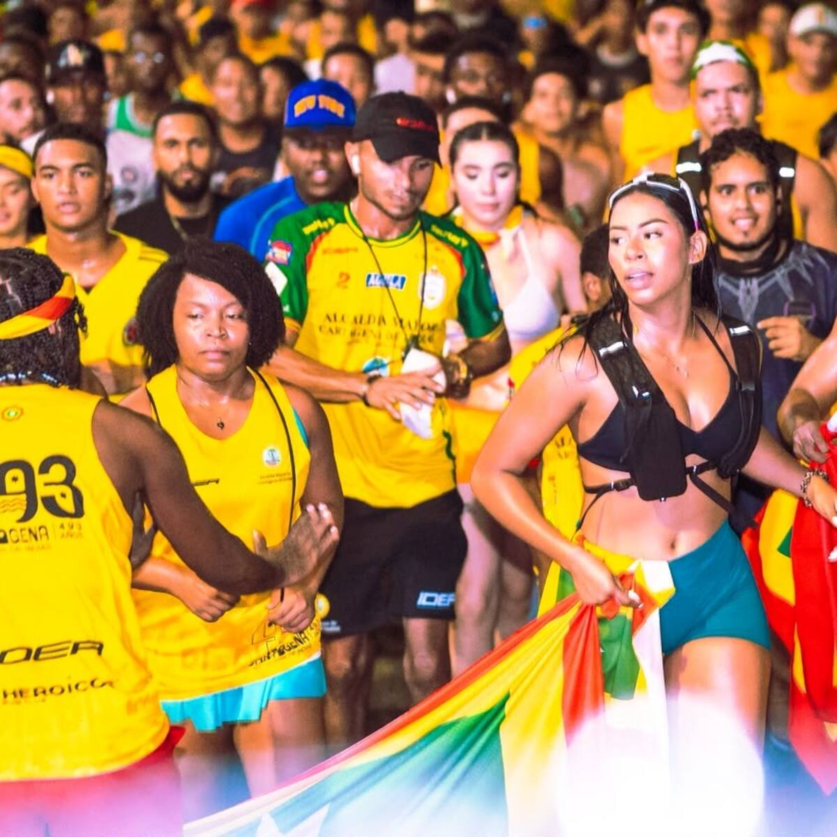 Más de mil corredores se tomaron las calles para celebrar el cumpleaños 493 de Cartagena